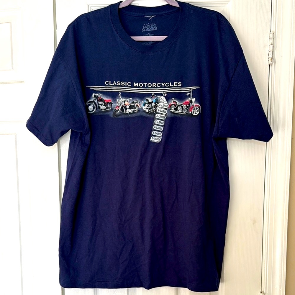 💙 Classic Motorcycle Shirt